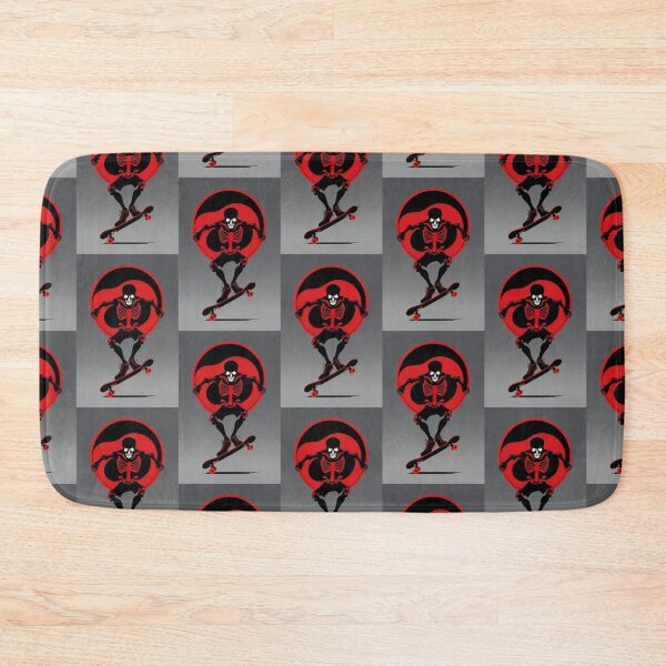 Item preview, Skeleton Riding On Skateboard designed and sold by TheDarkWardrobe.