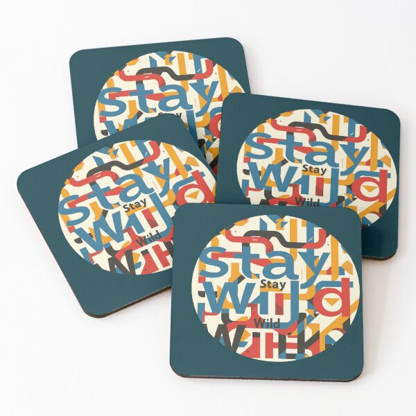 Item preview, Interlocking Adventures: 'Stay Wild' Statement designed and sold by Ace Apparel  Attire.