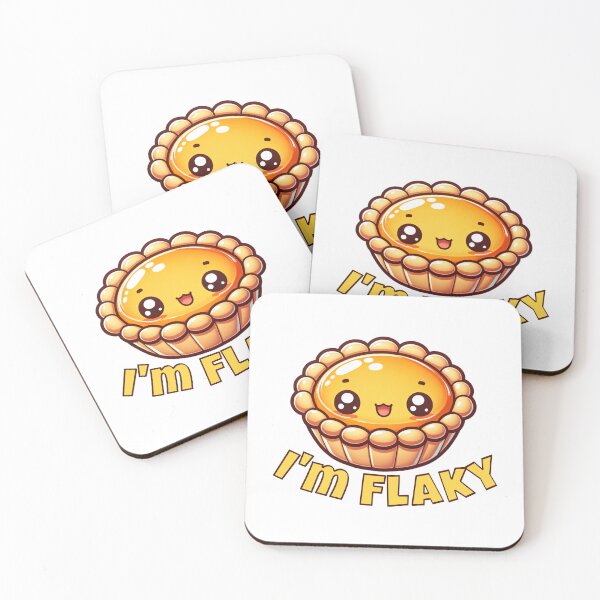 Item preview, Dan Tat - Egg Tart - Dan Ta - Dim Sum - I'm Flaky designed and sold by PenultDesign.