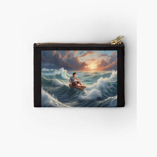 Item preview, Waves skiing at sunset designed and sold by islam gamal.