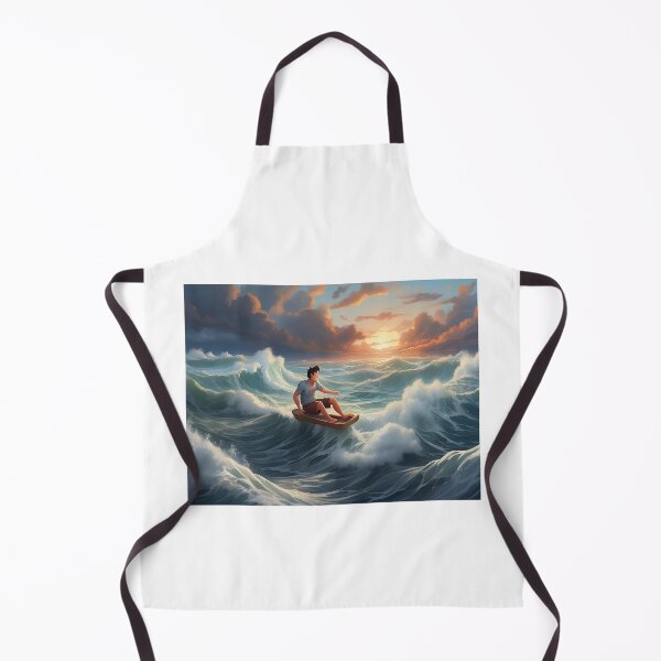 Item preview, Waves skiing at sunset designed and sold by islam gamal.