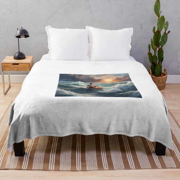 Item preview, Waves skiing at sunset designed and sold by islam gamal.