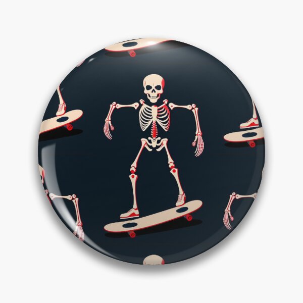 Item preview, Skeleton Riding On Skateboard designed and sold by TheDarkWardrobe.