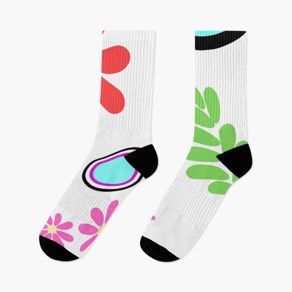 Artikelvorschau, Bunter Blumen-Kunstdruck, kreisförmige und ovale Form entworfen und verkauft von NingningS.