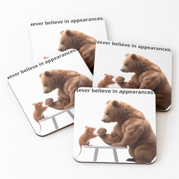 Item preview, Never believe in appearances - Cute animals give us life lessons designed and sold by NovaMode.