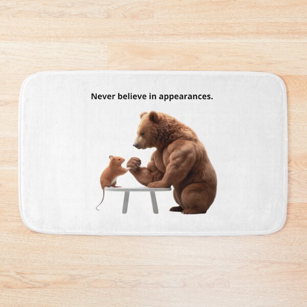 Item preview, Never believe in appearances - Cute animals give us life lessons designed and sold by NovaMode.