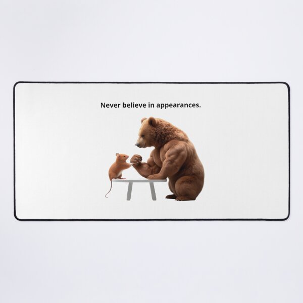 Item preview, Never believe in appearances - Cute animals give us life lessons designed and sold by NovaMode.