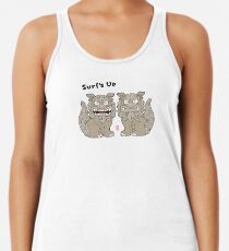 Surf's Up Shisa Racerback Tank Top