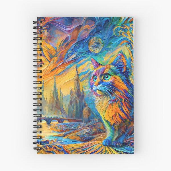Item preview, Stylised castle and cat. DeepDream designed and sold by blackhalt.
