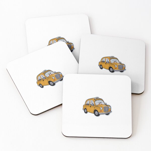 Item preview, Yellow Cab Fun Comic Style Illustration designed and sold by WatermelonPink.