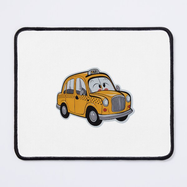 Item preview, Yellow Cab Fun Comic Style Illustration designed and sold by WatermelonPink.