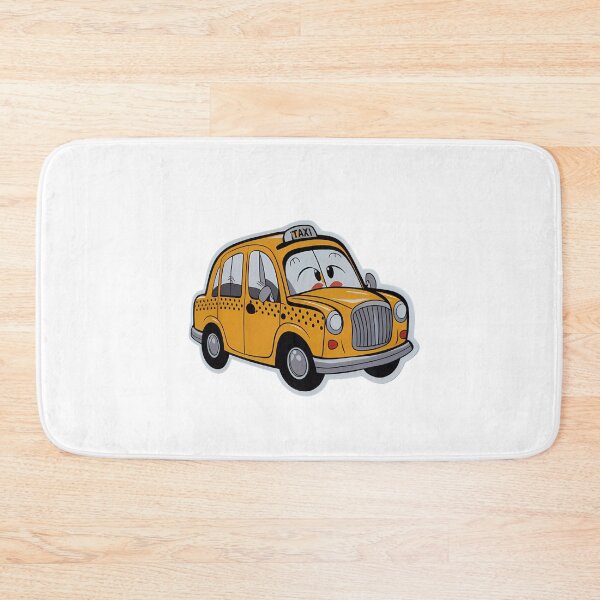 Item preview, Yellow Cab Fun Comic Style Illustration designed and sold by WatermelonPink.