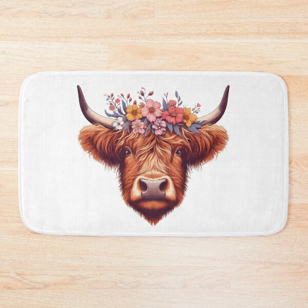 Item preview, Cute Baby Cow Highland designed and sold by HEERYAK.