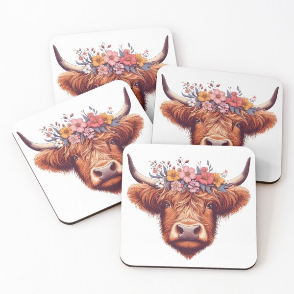 Item preview, Cute Baby Cow Highland designed and sold by HEERYAK.