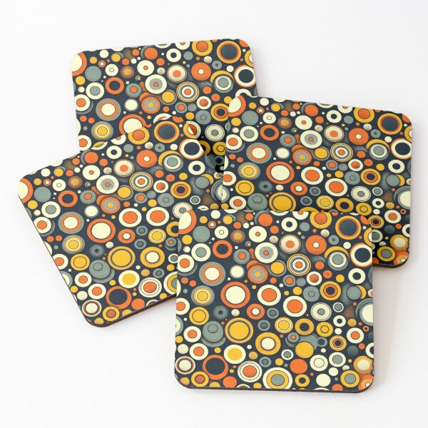 Item preview, Orange and gray retro circles design designed and sold by Blessinger77.