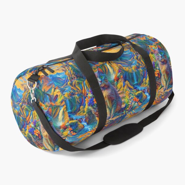 Item preview, Stylised castle and cat. DeepDream designed and sold by blackhalt.