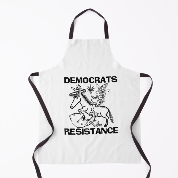 Item preview, DEMOCRATS ~ RESISTANCE ~ DONKEY TRAMPLING ELEPHANT ~ (V-4-38) designed and sold by RodeoMalibu.