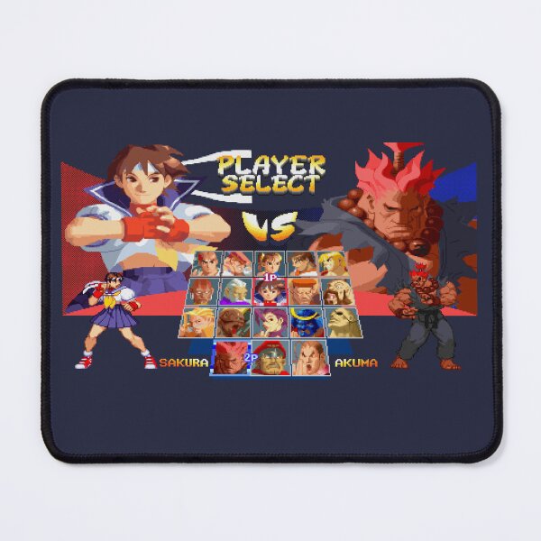 Item preview, Street Fighter Alpha / Zero 2 Character Select Screen Sakura vs Akuma designed and sold by retropixels06.
