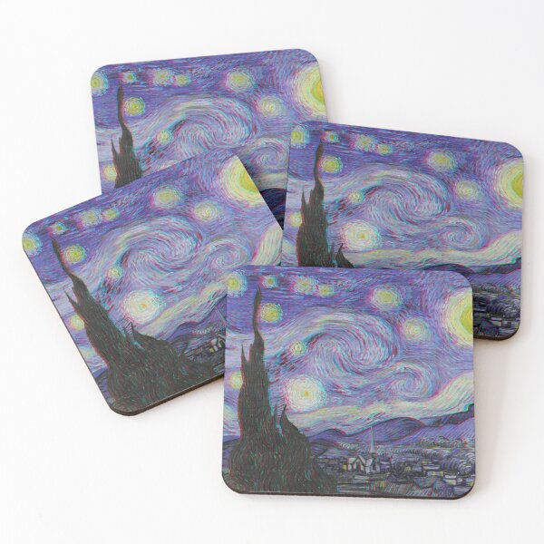 Item preview, Anaglyph 3D Vincent Van Gogh, The Starry Night - Color red cyan designed and sold by Uruguay3Dy360.