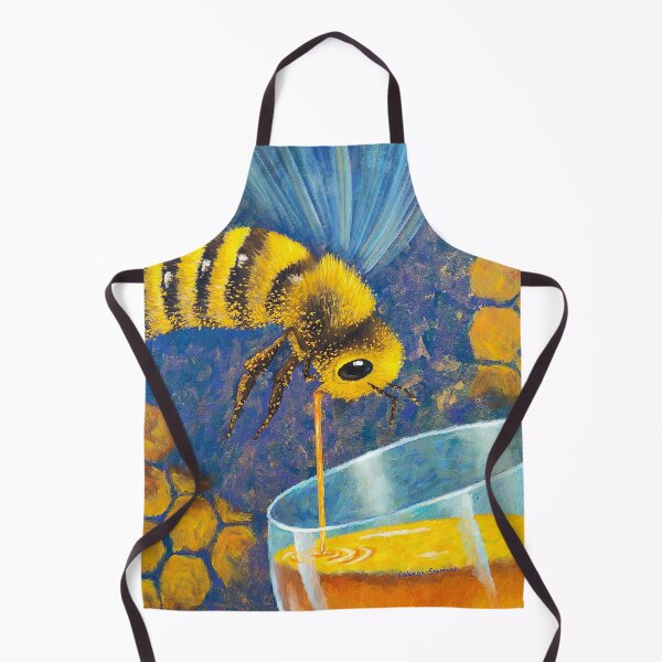 Item preview, A PLEASURE TO MEAD YOU Honeybee Painting designed and sold by VWSArt.