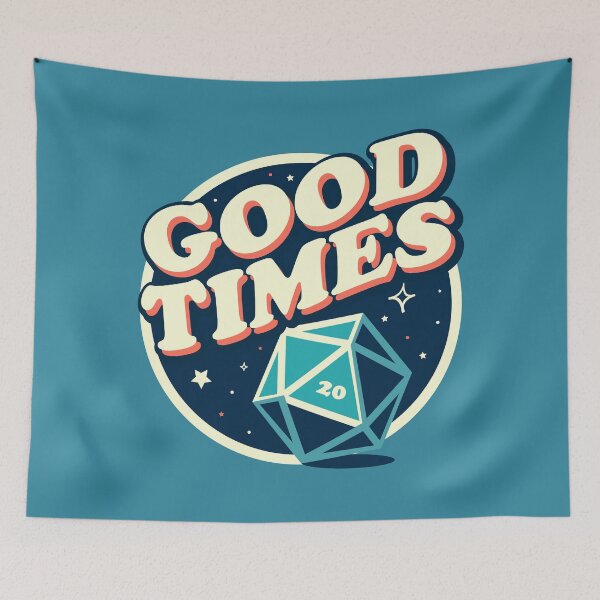 Item preview, Retro Good Times D20 Dice Tabletop RPG designed and sold by pixeptional.