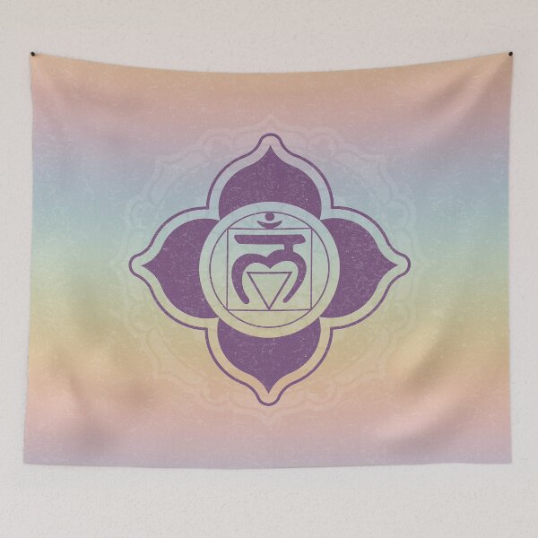 Item preview, Root Chakra Mandala - Rainbow Sorbet + Plum designed and sold by Irene Estelle.