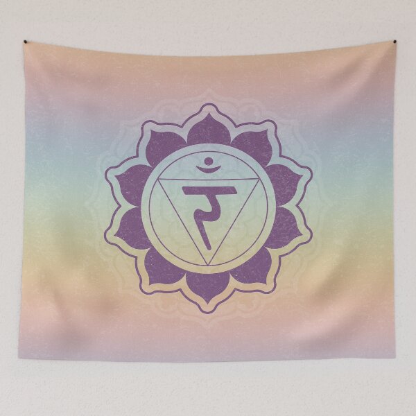 Item preview, Solar Plexus Chakra Mandala - Rainbow Sorbet + Plum designed and sold by Irene Estelle.