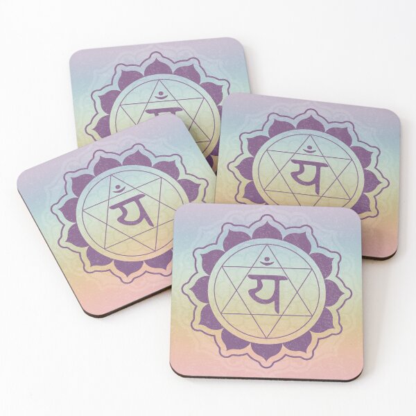 Item preview, Heart Chakra Mandala - Rainbow Sorbet + Plum designed and sold by Irene Estelle.