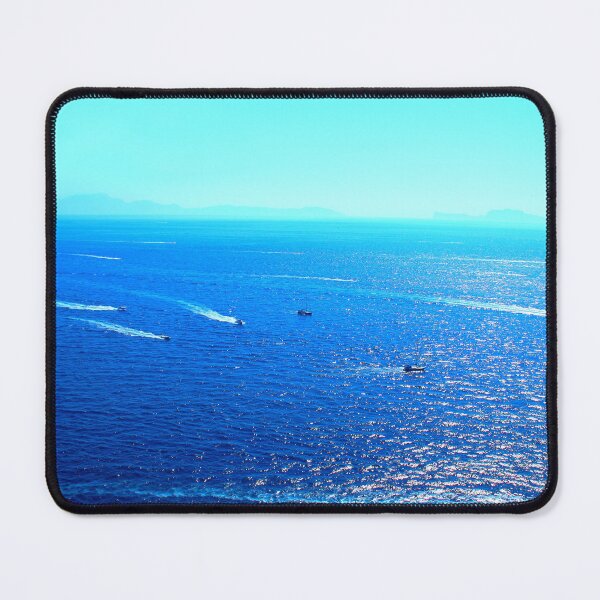 Item preview, View at the Tyrrhenian Sea and boats from Isola di Procida designed and sold by Kristina Drozd.