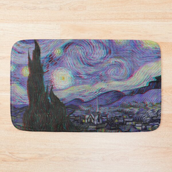Item preview, Anaglyph 3D Vincent Van Gogh, The Starry Night - Color red cyan designed and sold by Uruguay3Dy360.