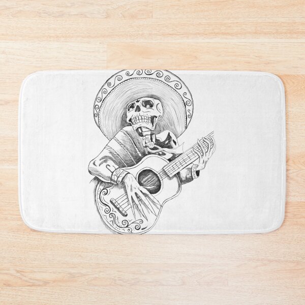 Item preview, Dead Romantic Mexican Mariachi Skull  designed and sold by PatrickHilliard.