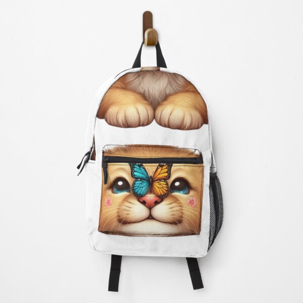 Item preview, Lion cub play with a Nice butterfly - cute animals for kids designed and sold by NovaMode.