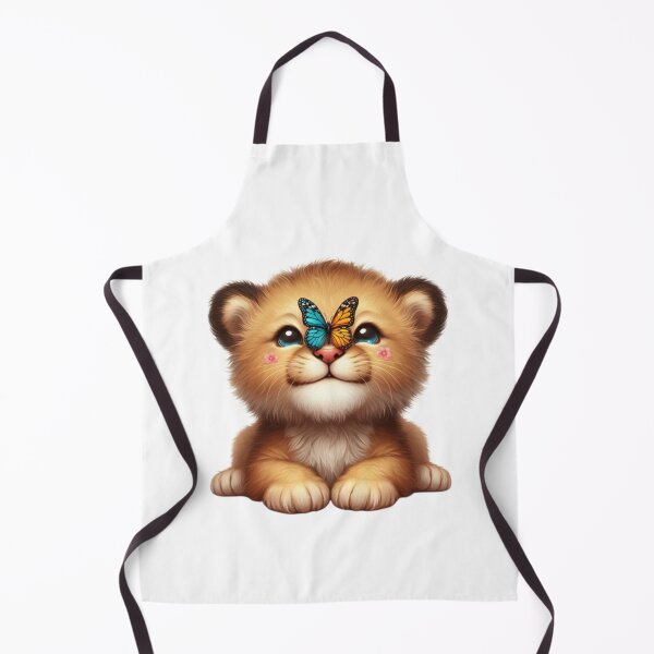 Item preview, Lion cub play with a Nice butterfly - cute animals for kids designed and sold by NovaMode.