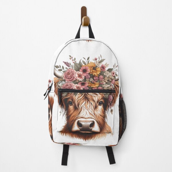 Item preview, Heilan Coo, Cute Highland Cow in a Floral Meadow designed and sold by HEERYAK.