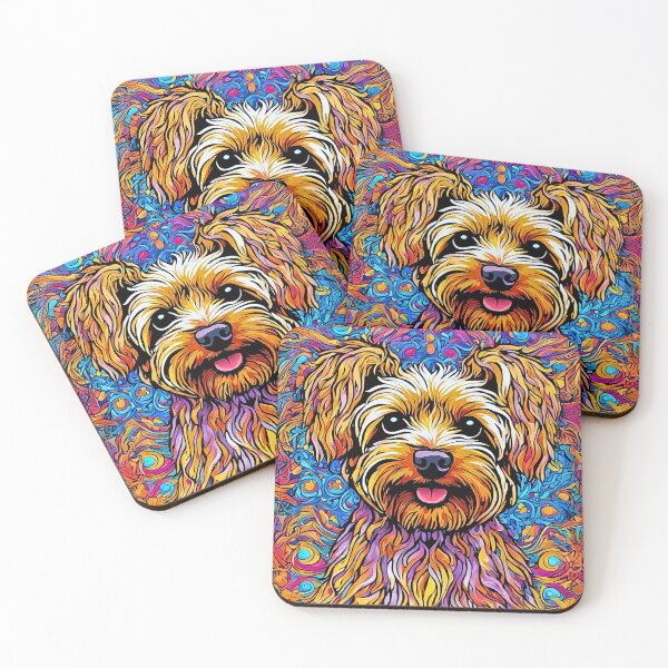 Item preview, Psychedelic Yorkipoo designed and sold by Fredster1966.