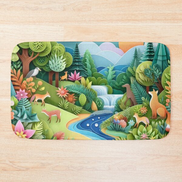 Item preview, Fox and Waterfall designed and sold by tilmizart.