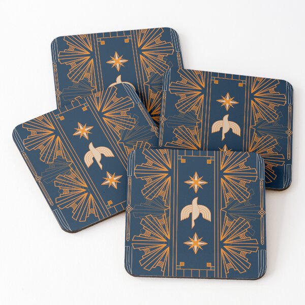 Art Deco Coasters for Sale Redbubble