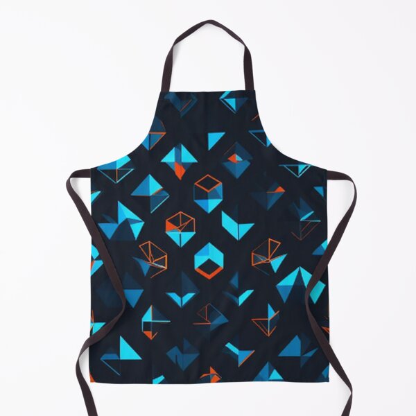Item preview, Vintage Geometric Cube Patterns designed and sold by TheDarkWardrobe.