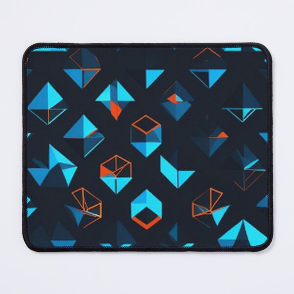 Item preview, Vintage Geometric Cube Patterns designed and sold by TheDarkWardrobe.