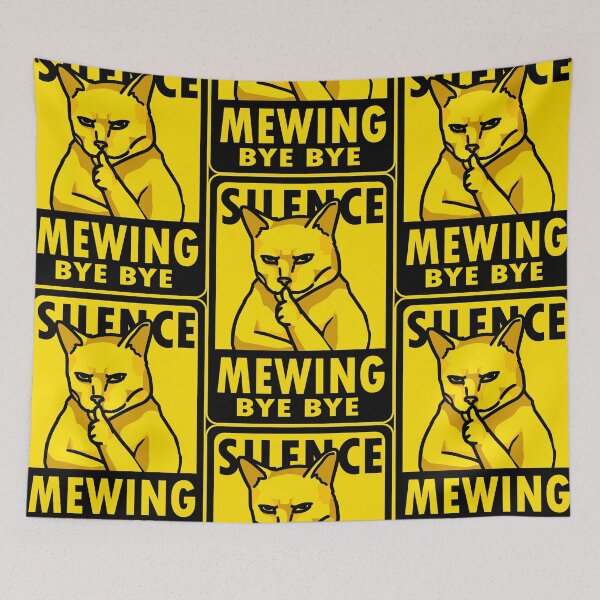 Item preview, MEWING CAT designed and sold by MemeMayo.