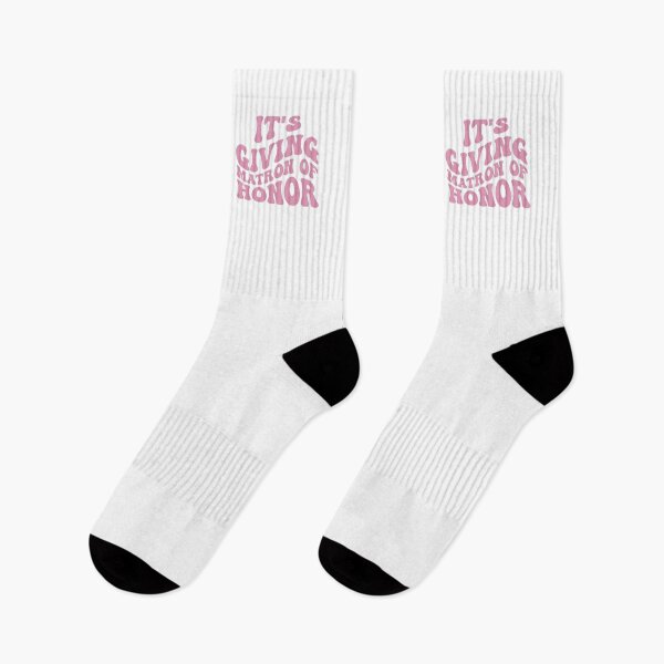 Item preview, It's Giving Matron of Honor in Wavy Groovy Pink designed and sold by My Sweet Engagement.