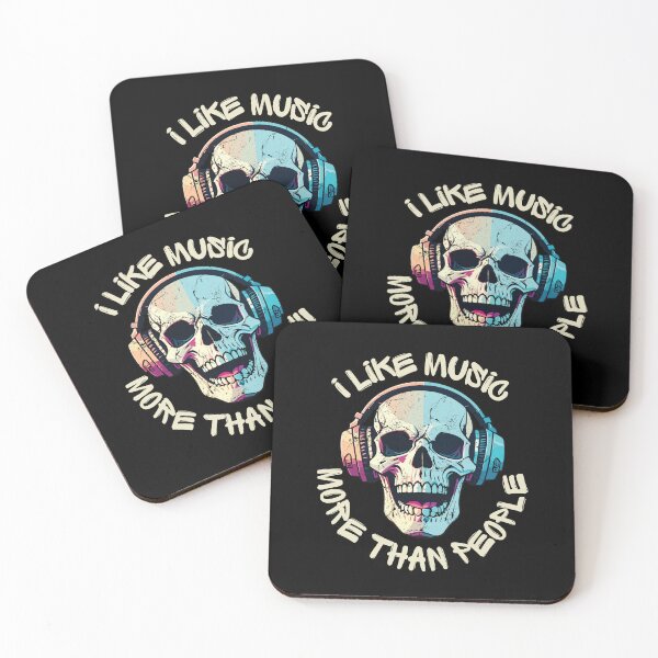 Item preview, I like music more than people designed and sold by Nikki Krishna.