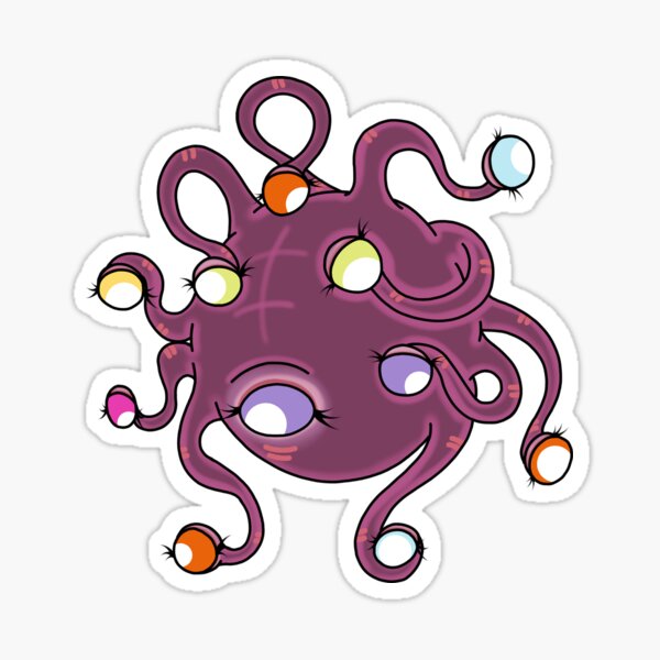 chibi beholder Sticker
