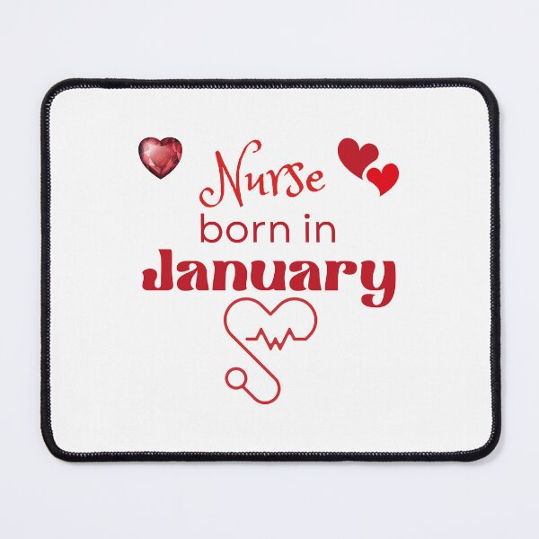 Item preview, Nurse Born in January designed and sold by DuchessNursDsgn.