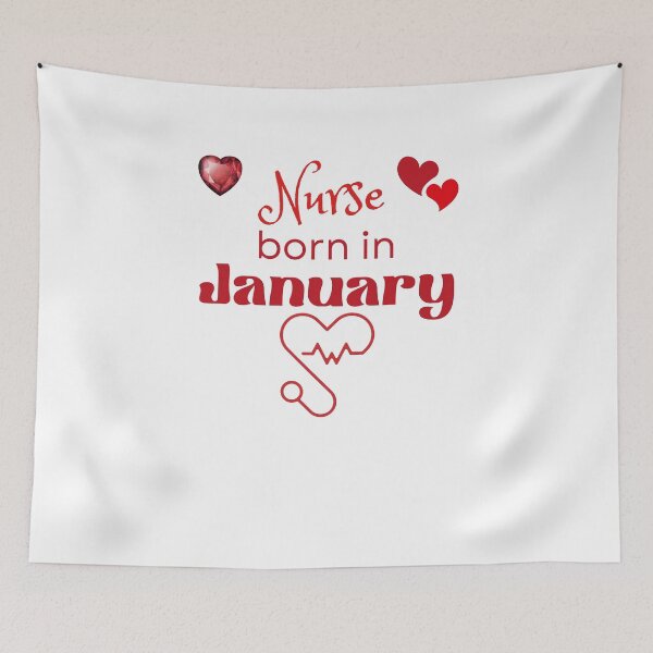 Item preview, Nurse Born in January designed and sold by DuchessNursDsgn.