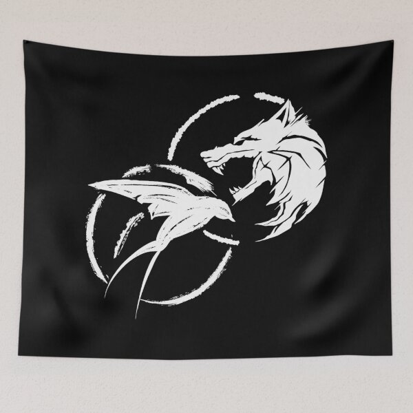 Item preview, White Wolf and Bird designed and sold by ArtxBK.