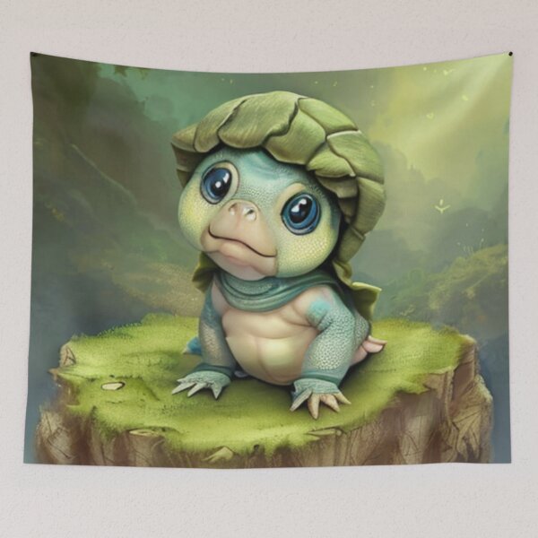 Item preview, Adorable baby turtle fantasy designed and sold by Astralia.