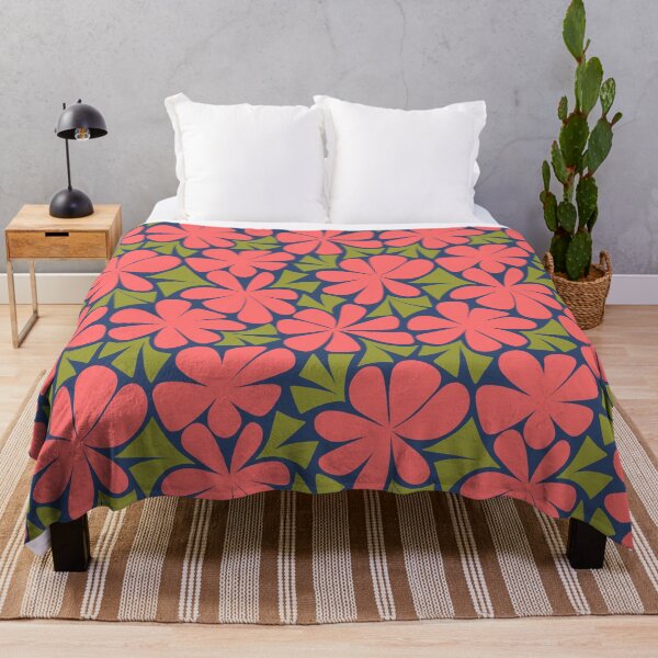 Item preview, funky flowers designed and sold by Sara Frane.