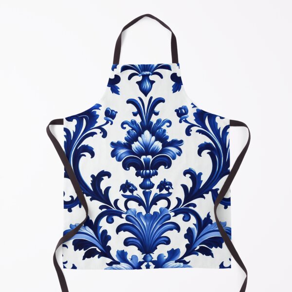 Item preview, Abstract Delfts Blue Dutch Porcelain Pattern designed and sold by TheArtOfPat.