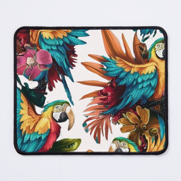 Item preview, Macaw parrots bird art designed and sold by DunuStore.